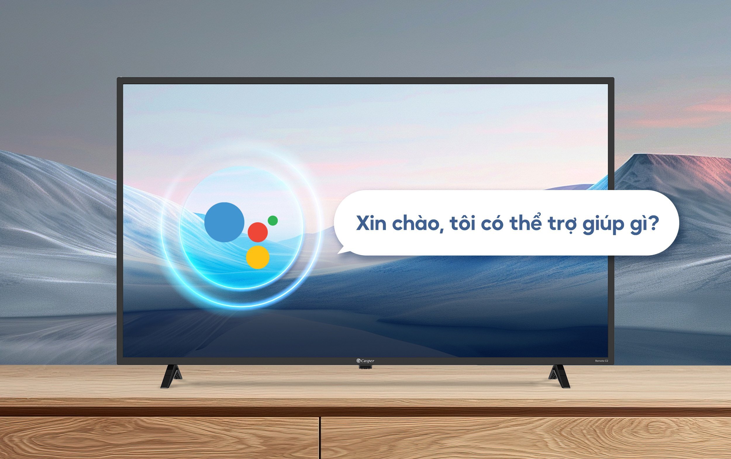 Tích hợp trợ lý ảo Google Assistant TV Casper E43FAC110