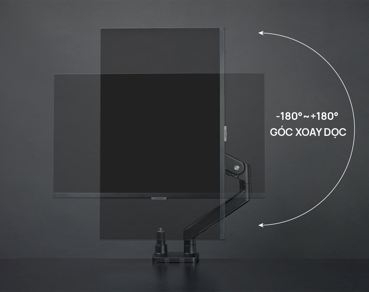 Giá đỡ màn hình Human Motion M8 Màu Đen  9