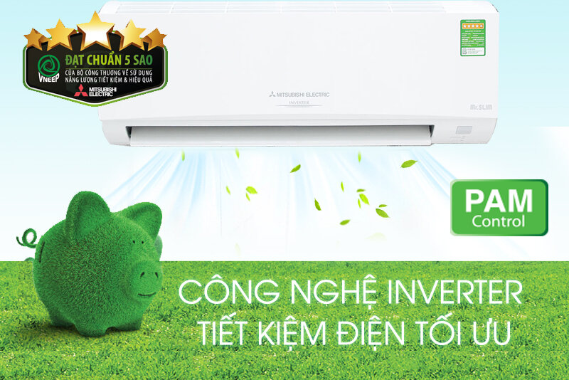 Máy lạnh Mitsubishi Electric Inverter 1 HP MSY-GH10VA Máy lạnh Mitsubishi Electric Inverter 1 HP MSY-GH10VA
