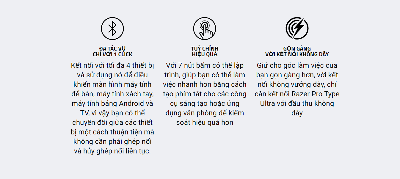 Chuột không dây Razer Pro Click Mini Wireless Productivity (RZ01-03990100-R3A1) 7