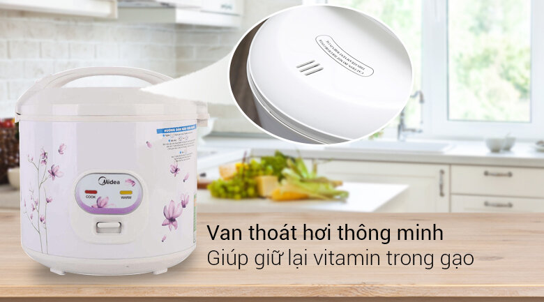 Nồi cơm điện Midea 1.8 lít MR-CM1811