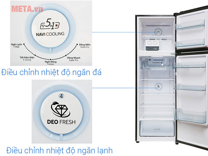 Tủ lạnh inverter Aqua AQR-IG288EN 270 lít