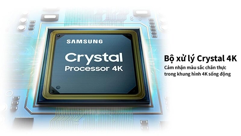 Smart tivi Samsung 4k 50 inch UA50AU9000 bộ vi xử lý