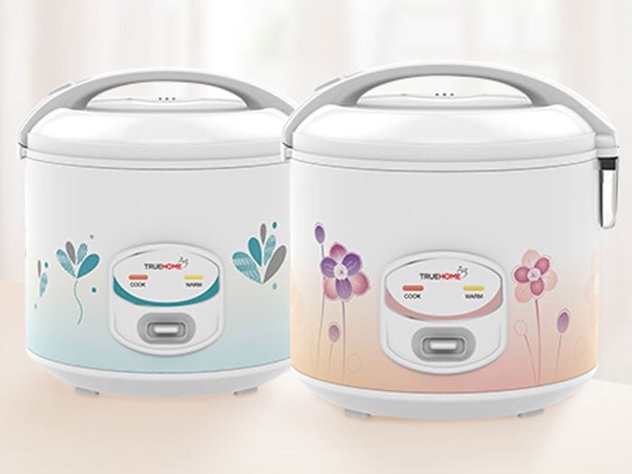 Nồi cơm điện nắp gài TrueHome TR-18JE010(P) 1,8 lít Nồi cơm điện Truehome 1,8 lít nắp gài
