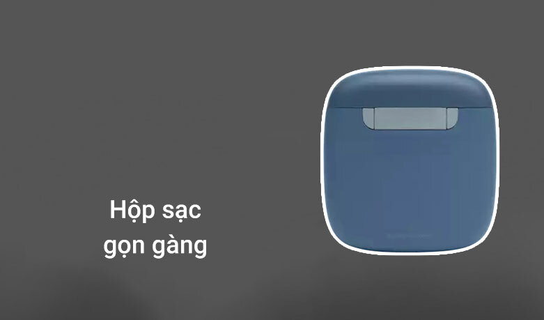 Tai nghe Bluetooth JBL T225TWS (Xanh dương) | Hộp sạc gọn gàng