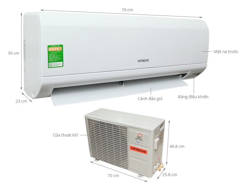 Máy lạnh Hitachi 1 HP RAS-X10CD Máy lạnh Hitachi 1 HP RAS-X10CD