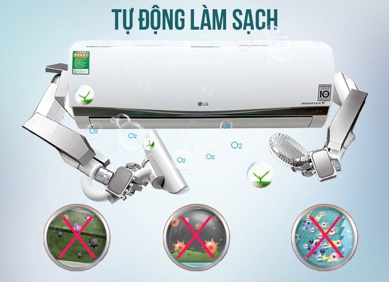 Máy lạnh LG Inverter 1 HP V10APM Máy lạnh LG Inverter 1 HP V10APM
