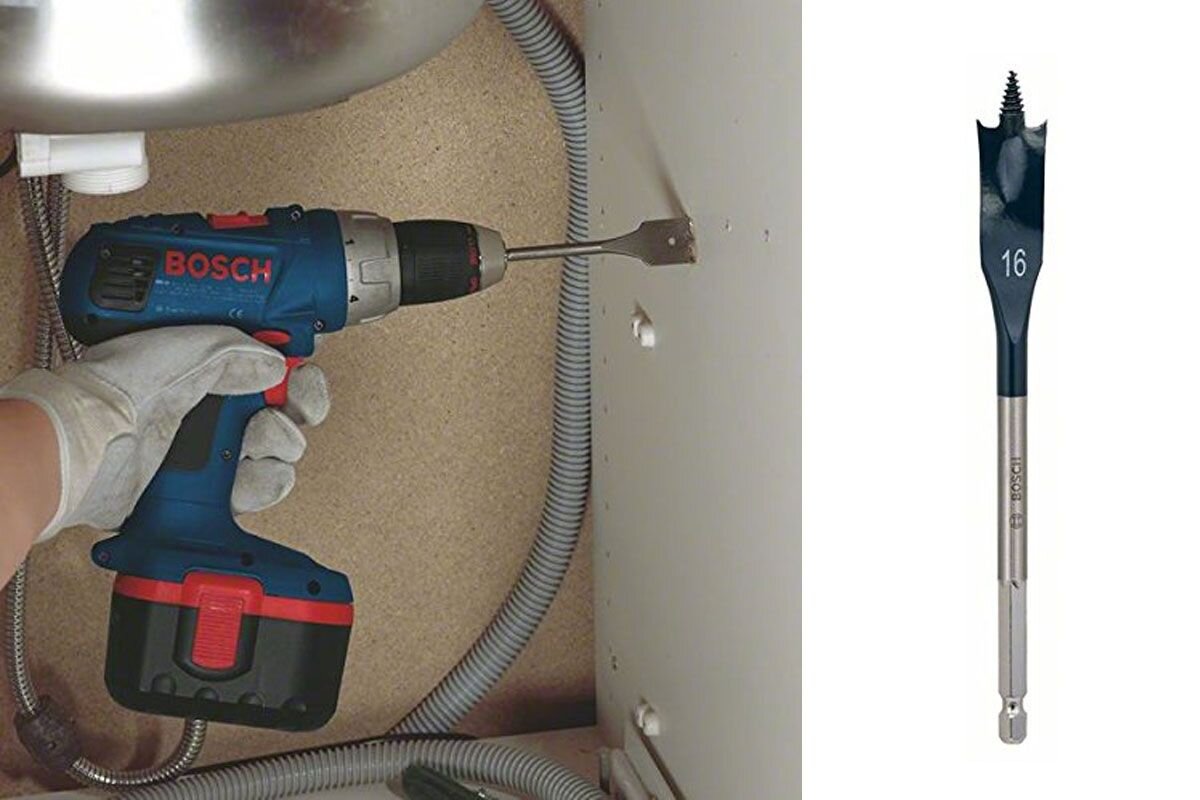 Mũi khoét gỗ đuôi cá 17x152mm Bosch 2608595488