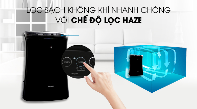 Máy lọc không khí có bắt muỗi Sharp FP-FM40E-B Máy lọc không khí có bắt muỗi Sharp FP-FM40E-B