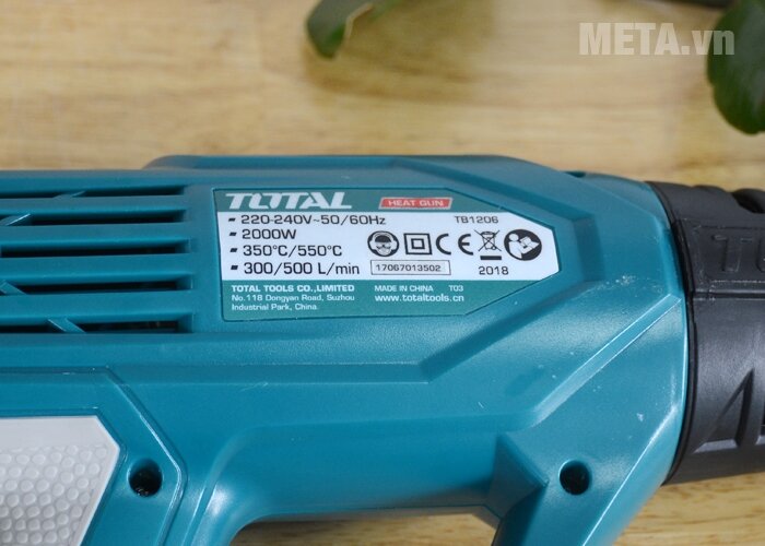 Máy thổi hơi nóng Total TB1206