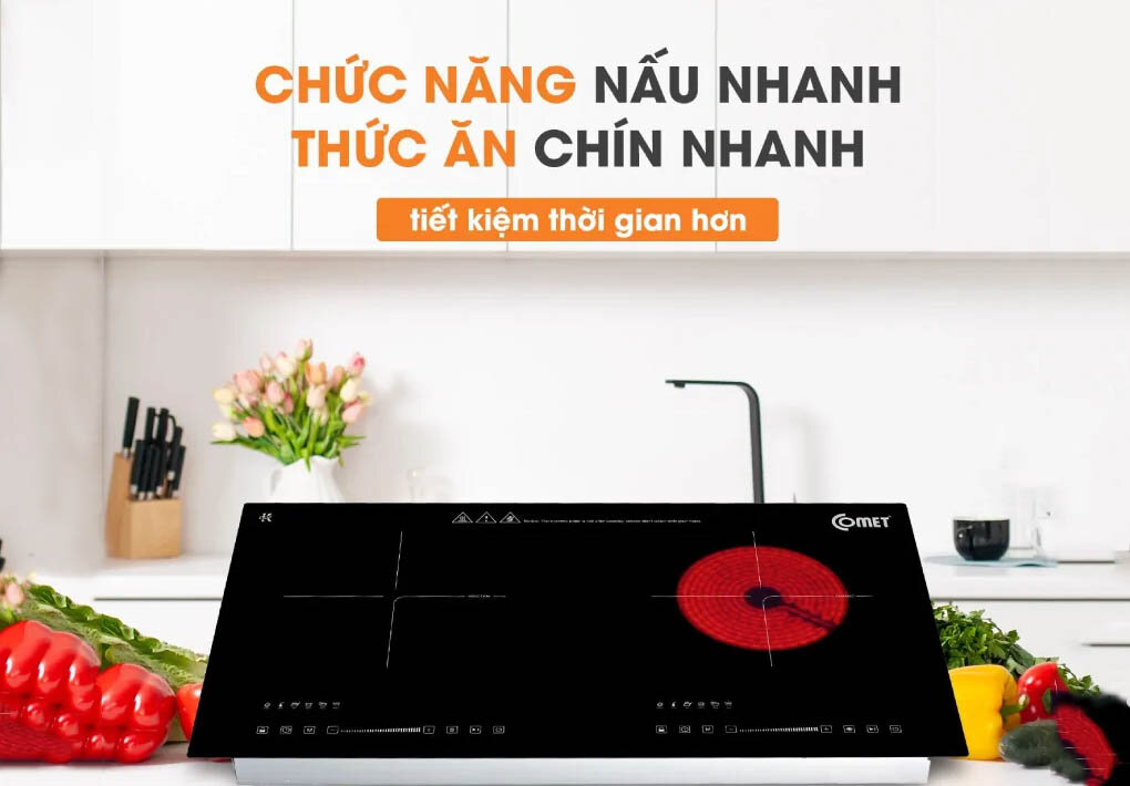 Comet CM5588 có chức năng nấu nhanh