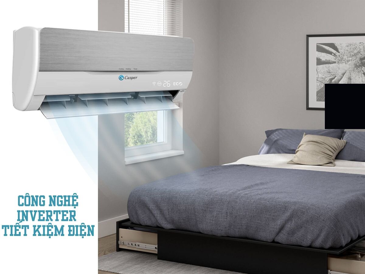 Điều Hòa Casper Inverter IC-12TL11 1 Chiều 12000Btu Gas R410a 