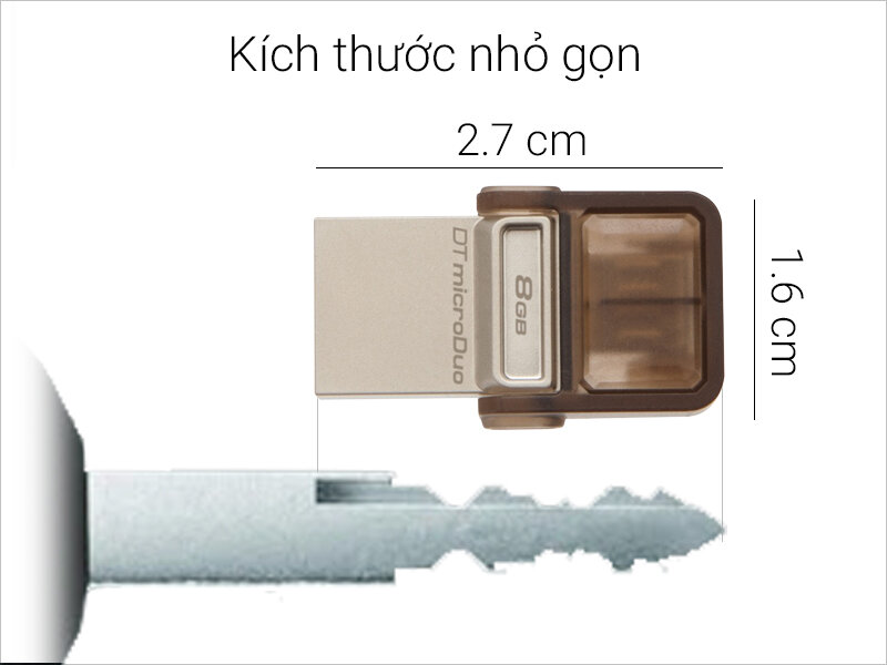 USB OTG 2.0 8 GB Kingston DT DUO USB OTG 2.0 8 GB Kingston DT DUO