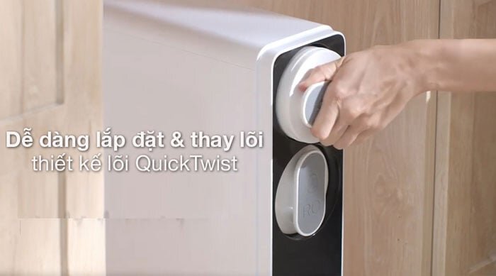 Máy lọc nước Philips AUT2015 dễ dàng thay thế lõi lọc