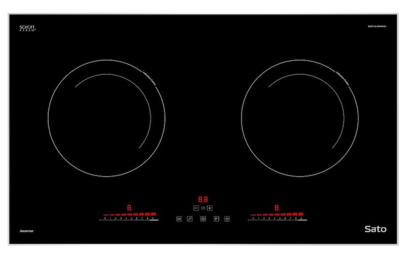 Bếp từ Sato-IH1031GE thiết kế bền đẹp, chắc chắn (Ảnh: Sato).