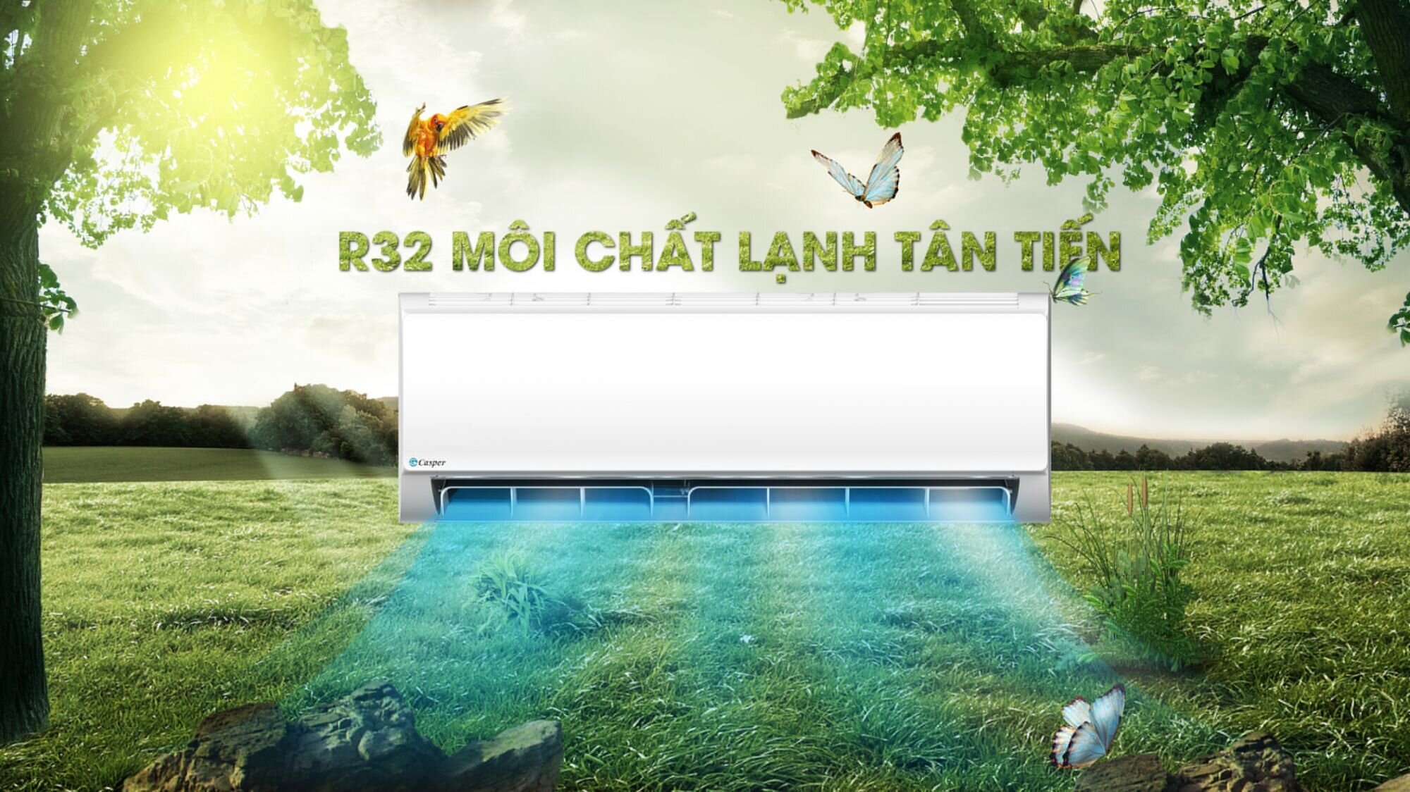 Máy lạnh Casper KC-09FC32 - Inverter, 1 HP