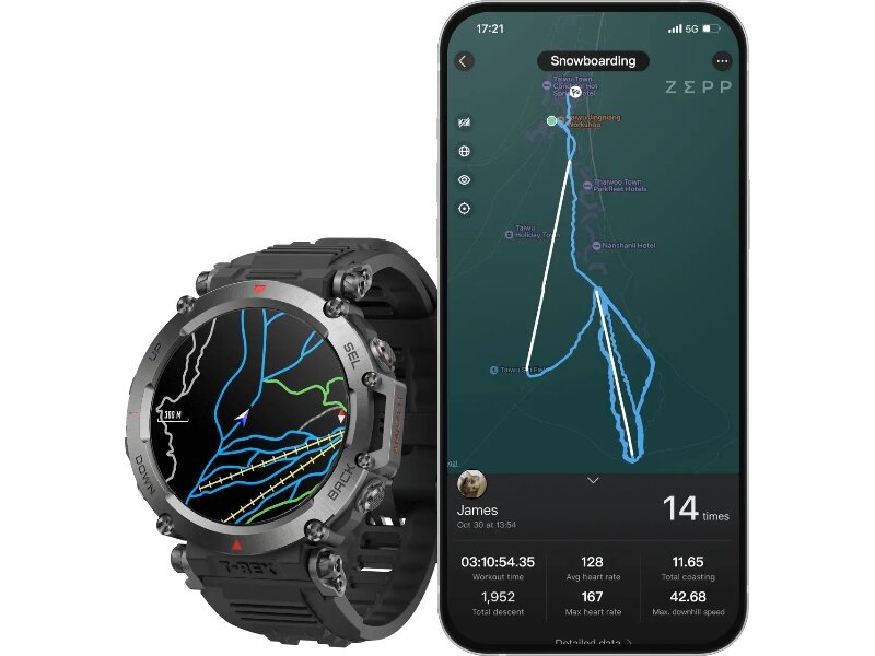 Amazfit T-Rex Ultra định vị