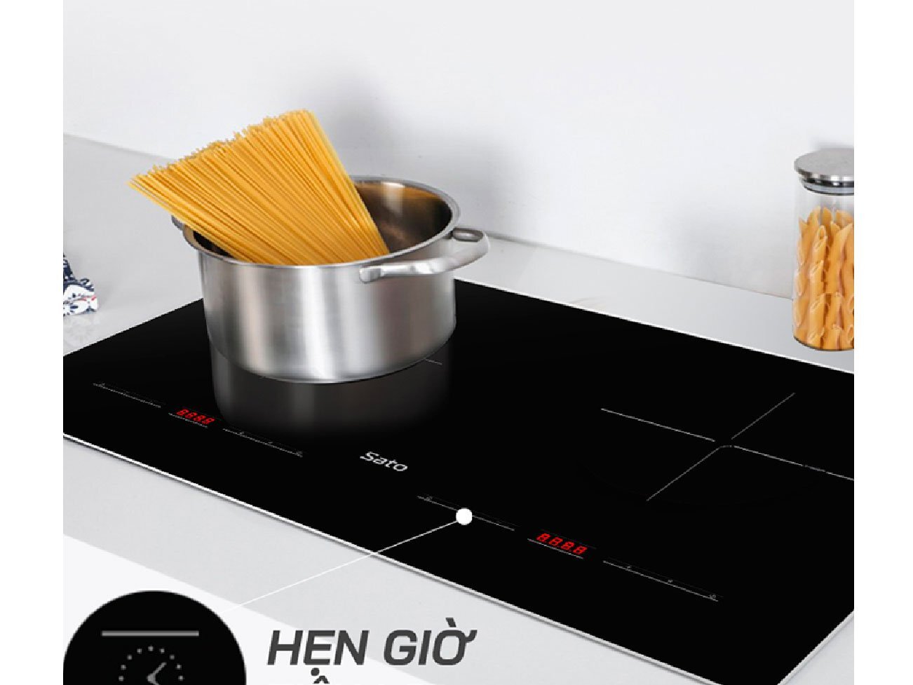 Bếp từ có chức năng hẹn giờ Bếp từ âm