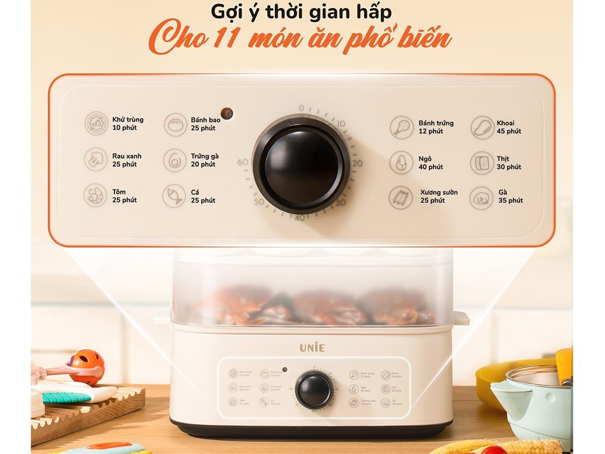 Nồi hấp Unie  