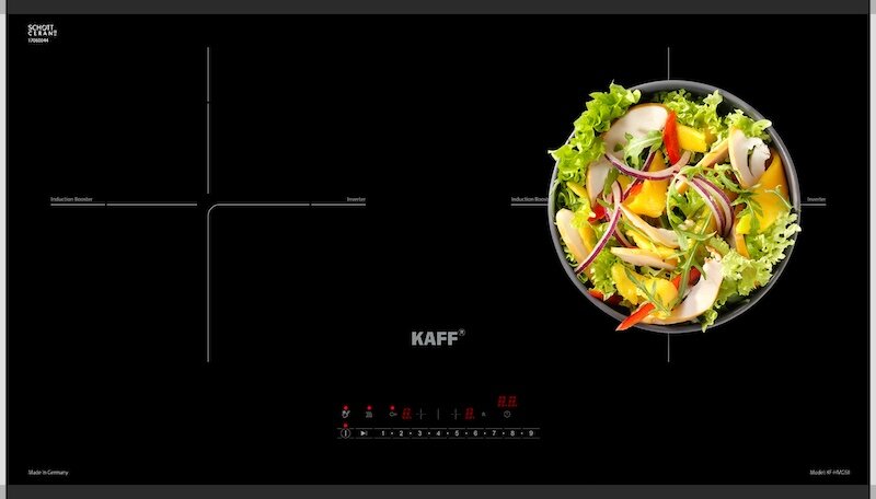 Tính năng an toàn khi dùng bếp từ 2 vùng nấu Kaff KF-HMG5II