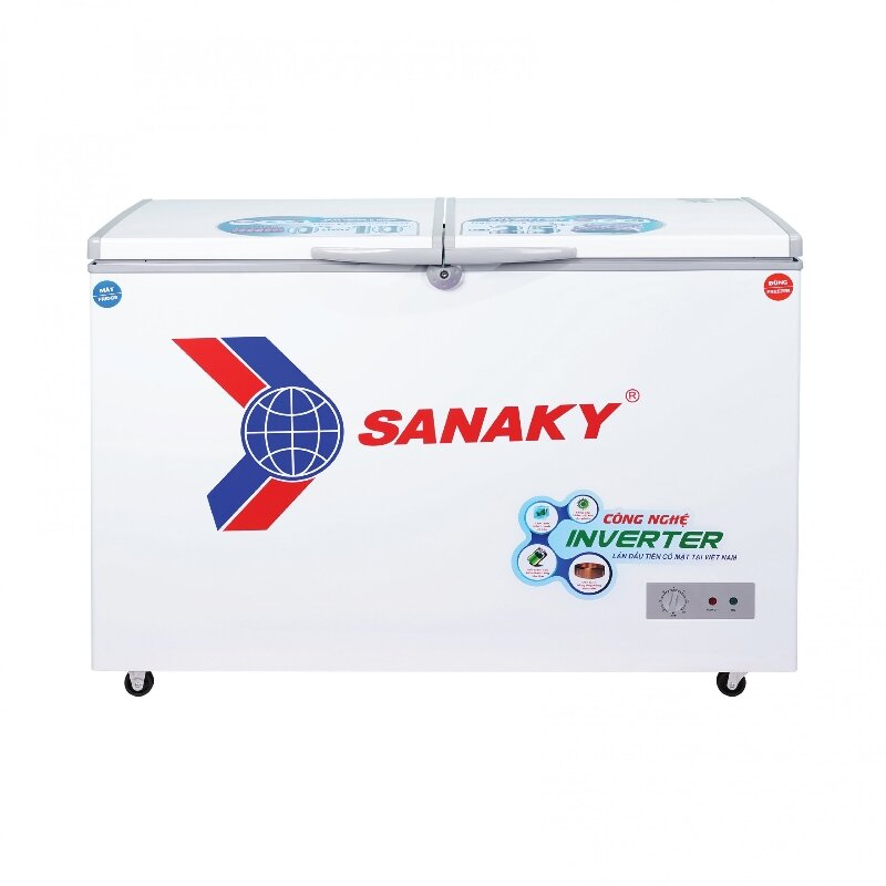 Tủ đông Sanaky inverter 2 ngăn 360 lít VH-3699W3