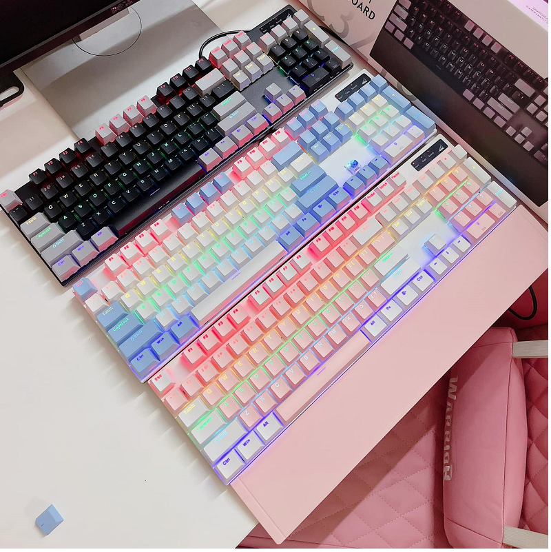 Bàn phím cơ gaming SPARTAN TC3218 Black Gray 2