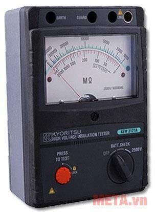 Đồng hồ đo điện trở cách điện Kyoritsu 3121A Đồng hồ đo điện trở cách điện Kyoritsu 3121A