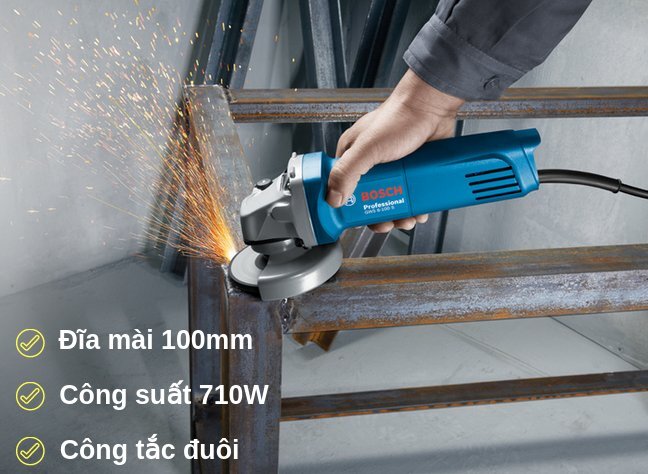Máy mài góc Bosch GWS 6-100 S (100mm)