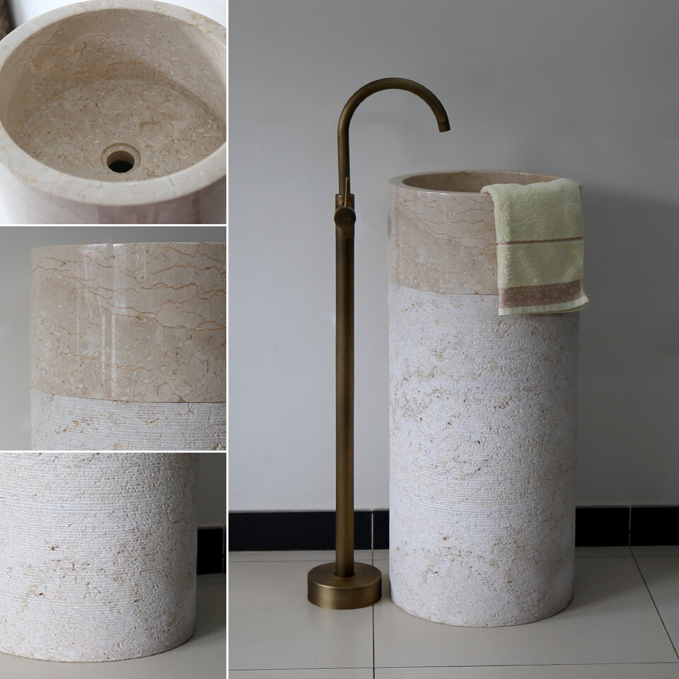 Thông tin lavabo đá Marble Indo tự nhiên Kanly MAR7Ci