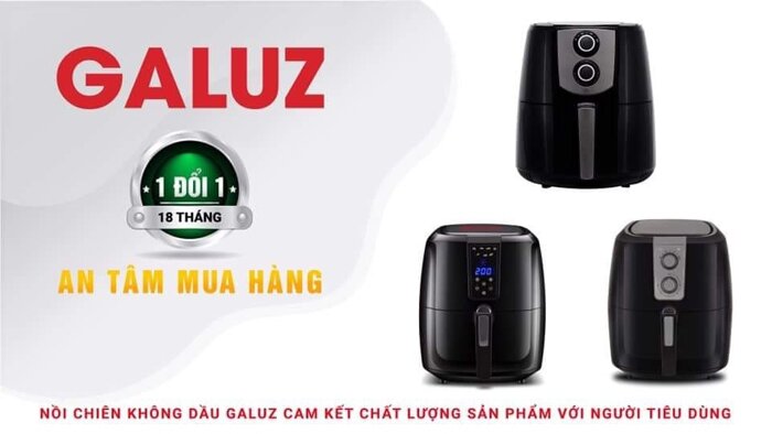 Nồi chiên không dầu Galuz GLA- 616