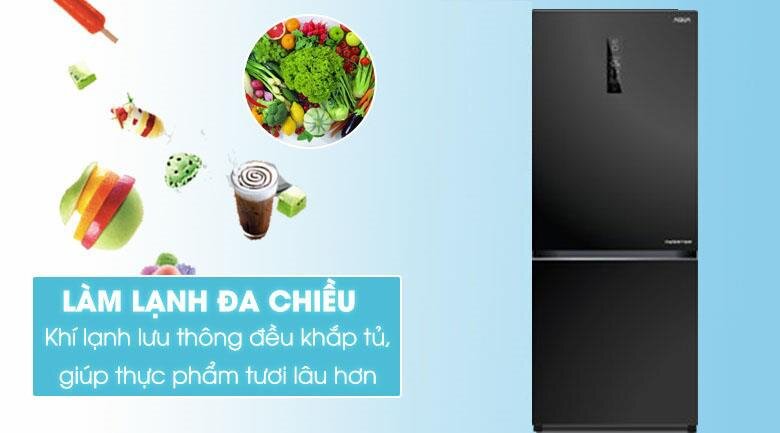Tủ lạnh Aqua AQR-IG298EB(GB) - 283L Inverter
