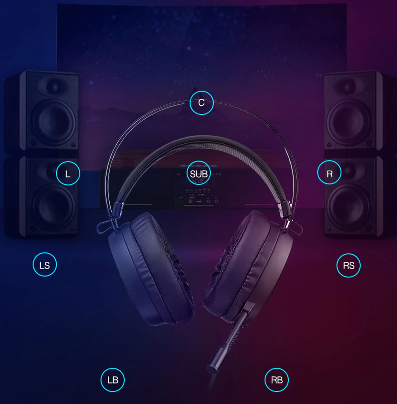 Tai nghe Gaming Rapoo VH310 2