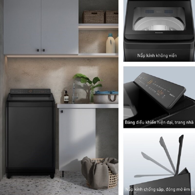 Máy giặt Panasonic inverter 10,5kg NA-FD105W3BV