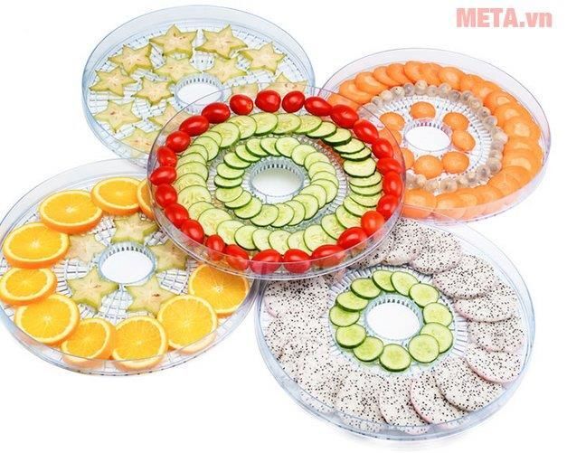 Máy sấy hoa quả, thực phẩm đa năng Tiross TS9682 Máy sấy hoa quả, thực phẩm đa năng Tiross TS9682