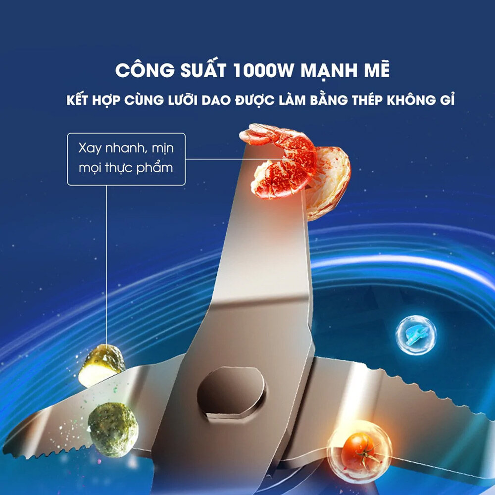 Máy xay sinh tố 2 cối Kalite KEB4171 công suất 1000W