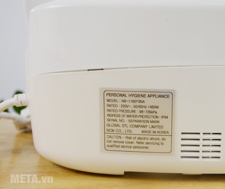 Nắp thiết bị vệ sinh điện tử thông minh NCM Blooming Bidet NB-1160 Nắp thiết bị vệ sinh điện tử thông minh NCM Blooming Bidet NB-1160