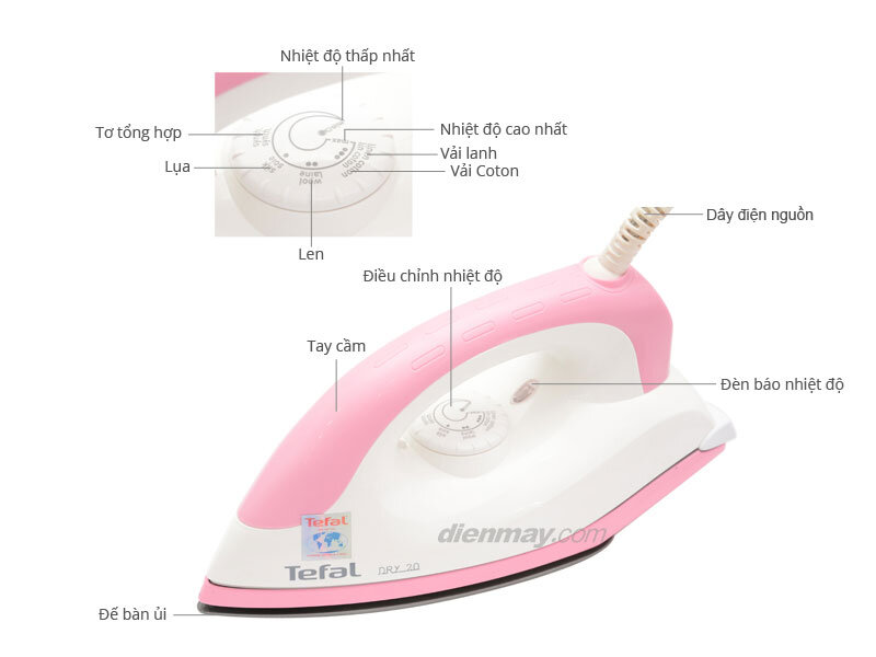 Bàn ủi khô Tefal FS2520 Bàn ủi khô Tefal FS2520