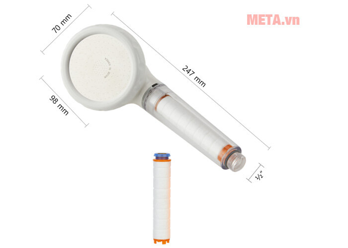 Vòi tắm Sonaki Turbo SSH-147W Vòi tắm Sonaki Turbo SSH-147W