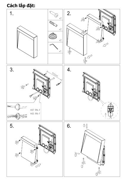 Đèn LED Chiếu Chân Âm Tường NSL2102 Ánh Sáng Vàng (Sao chép)