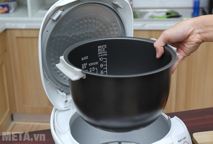 Nồi cơm điện Zojirushi NS-ZAQ18-WZ - 1,8 lít Nồi cơm điện Zojirushi NS-ZAQ18-WZ - 1,8 lít