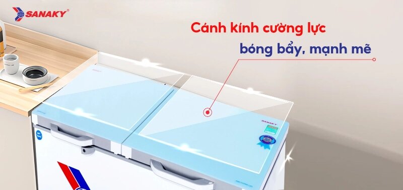 Tủ đông Sanaky 2 ngăn 289 lít VH-2899W2KD