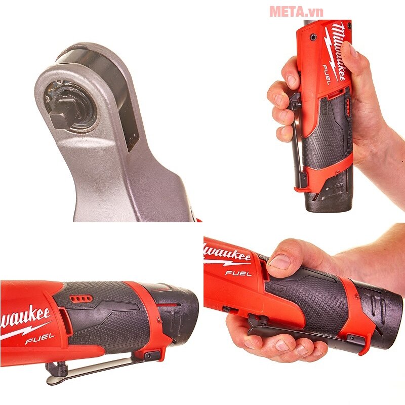 Thân máy siết bu lông góc Milwaukee M12 FIR38-0 Thân máy siết bu lông góc Milwaukee M12 FIR38-0