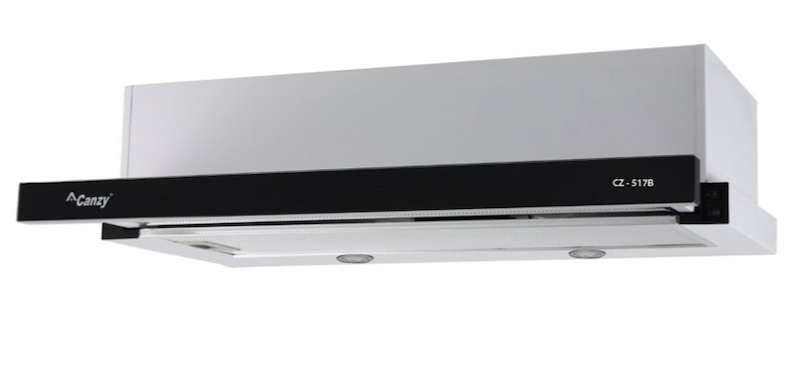 Máy hút mùi Canzy CZ-517B sử dụng lưới lọc thép không gỉ, vệ sinh dễ dàng