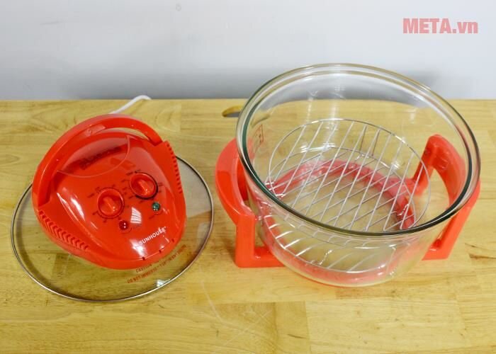 Lò nướng thủy tinh Sunhouse SH416 - 12 lít