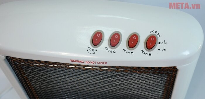 Quạt sưởi điện 3 bóng Halogen Hichiko HC-1205A