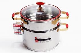 Nồi hấp từ đa năng Inox 304 Red Velvet 24cm 2355585