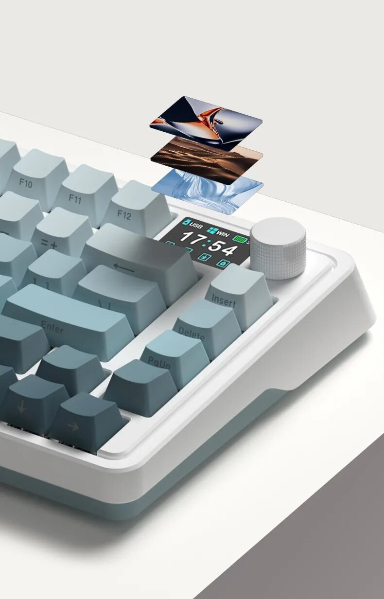 Bàn phím cơ FL-Esports CMK75SAM Lake Placid Blue 3 mode 7