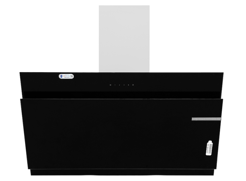 Máy hút mùi Bosch DWK97JM60 thiết kế kính vát sang trọng, dễ vệ sinh (Ảnh: Bosch).