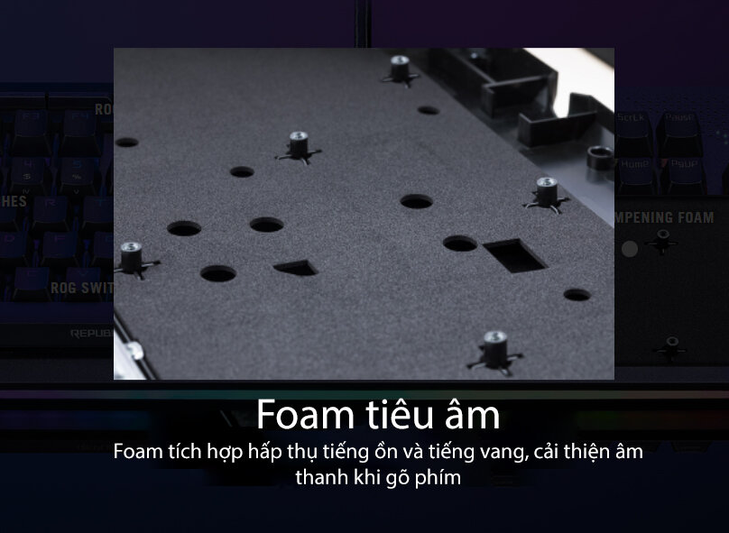 Bàn phím game Asus ROG Strix Flare II Animate NX (USB/RGB/Red sw) (XA07) 10