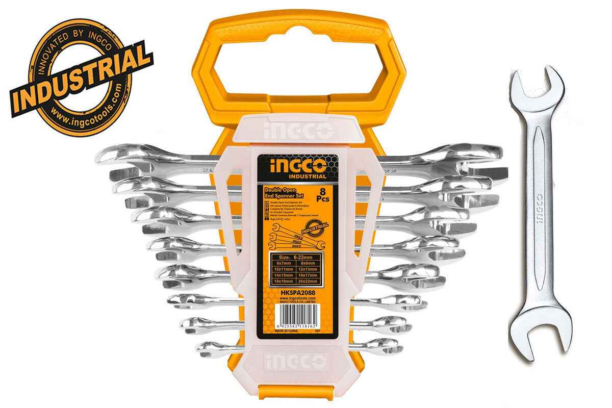 Bộ 8 cờ lê hai miệng 6-22mm INGCO HKSPA2088